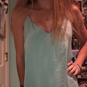 Turquoise tank top